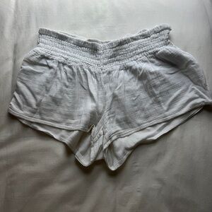 Guess Gauzy White Shorts